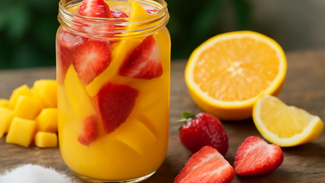 Mango Orange Strawberry Lemonade
