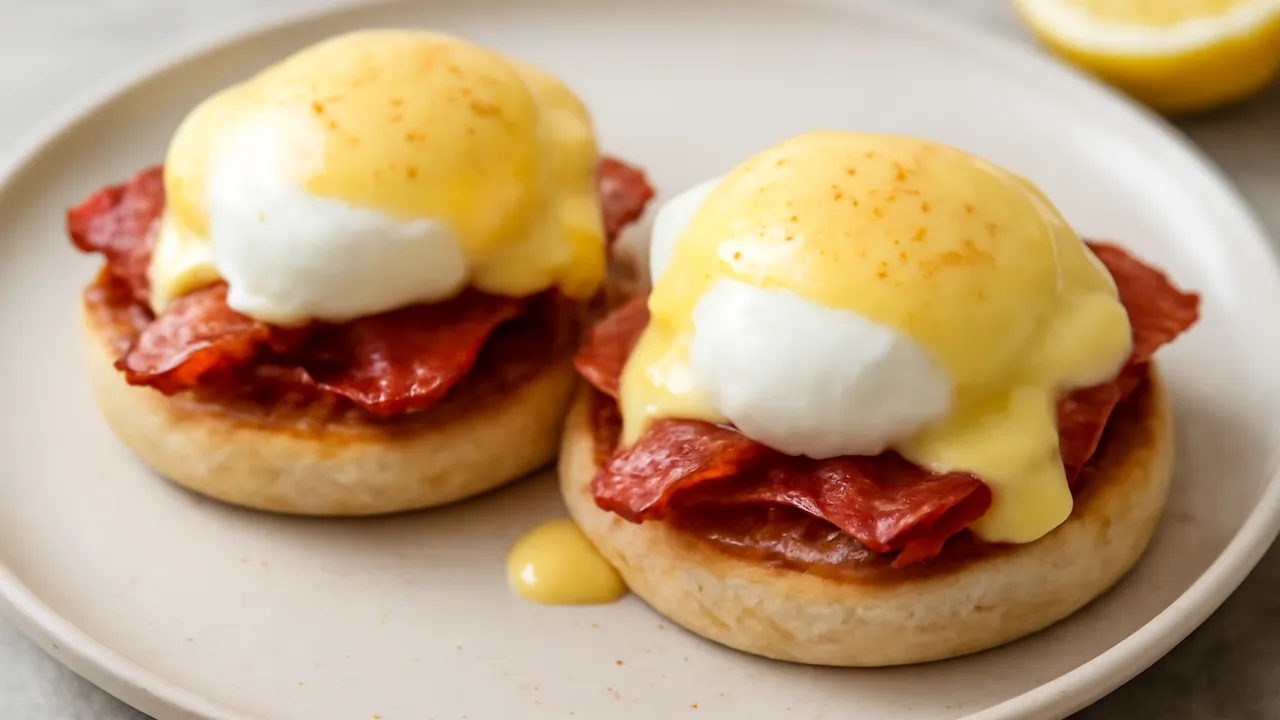 Eggs Benedict with Blender Hollandaise