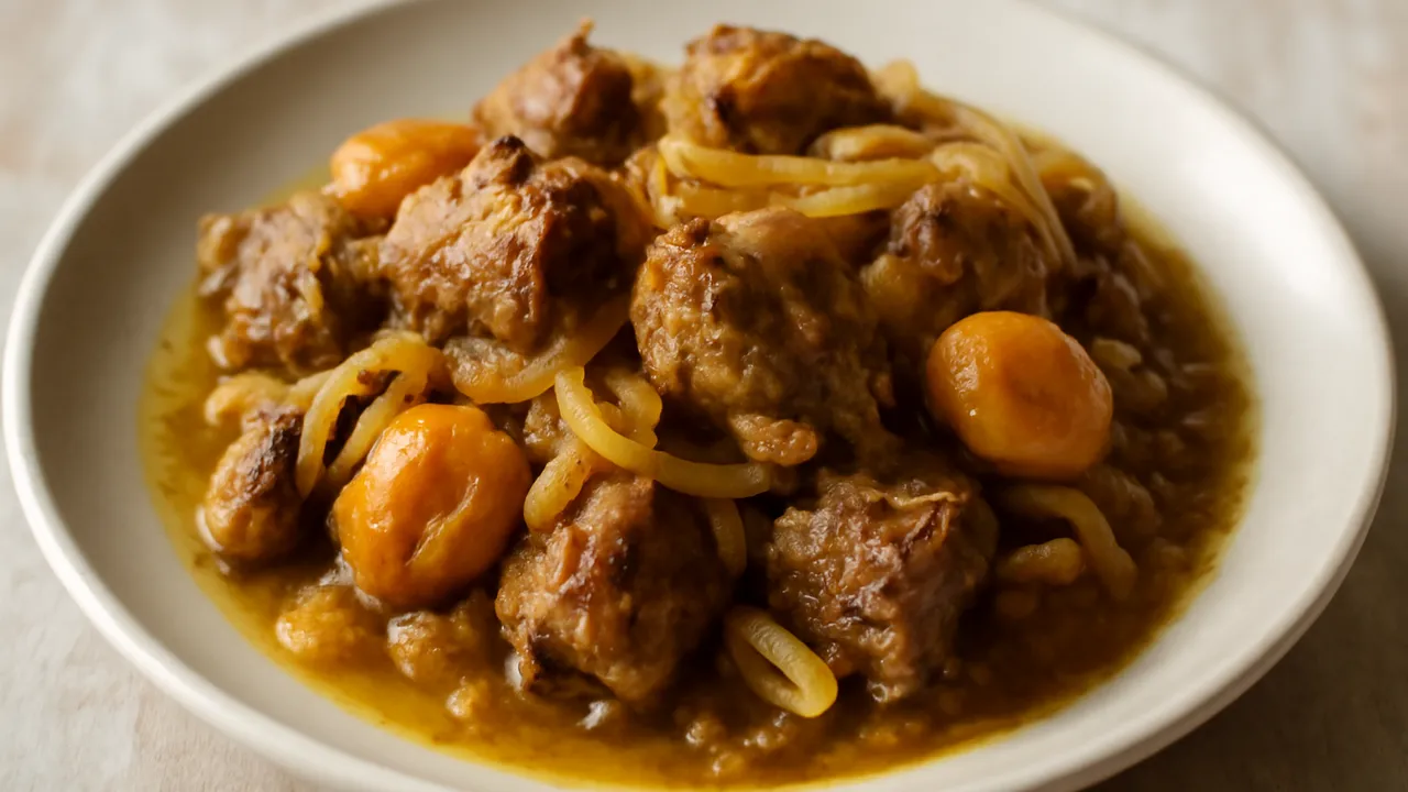 Lamb and Apricot Tagine