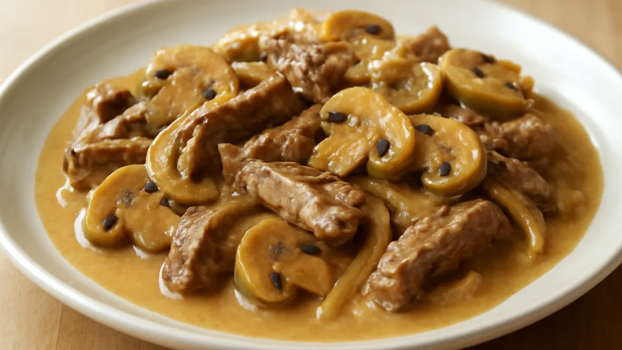 Beef Stroganoff