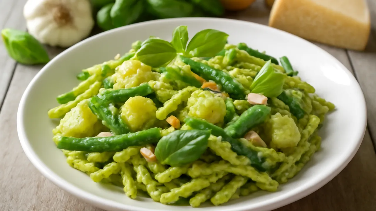 Trofie al Pesto Genovese