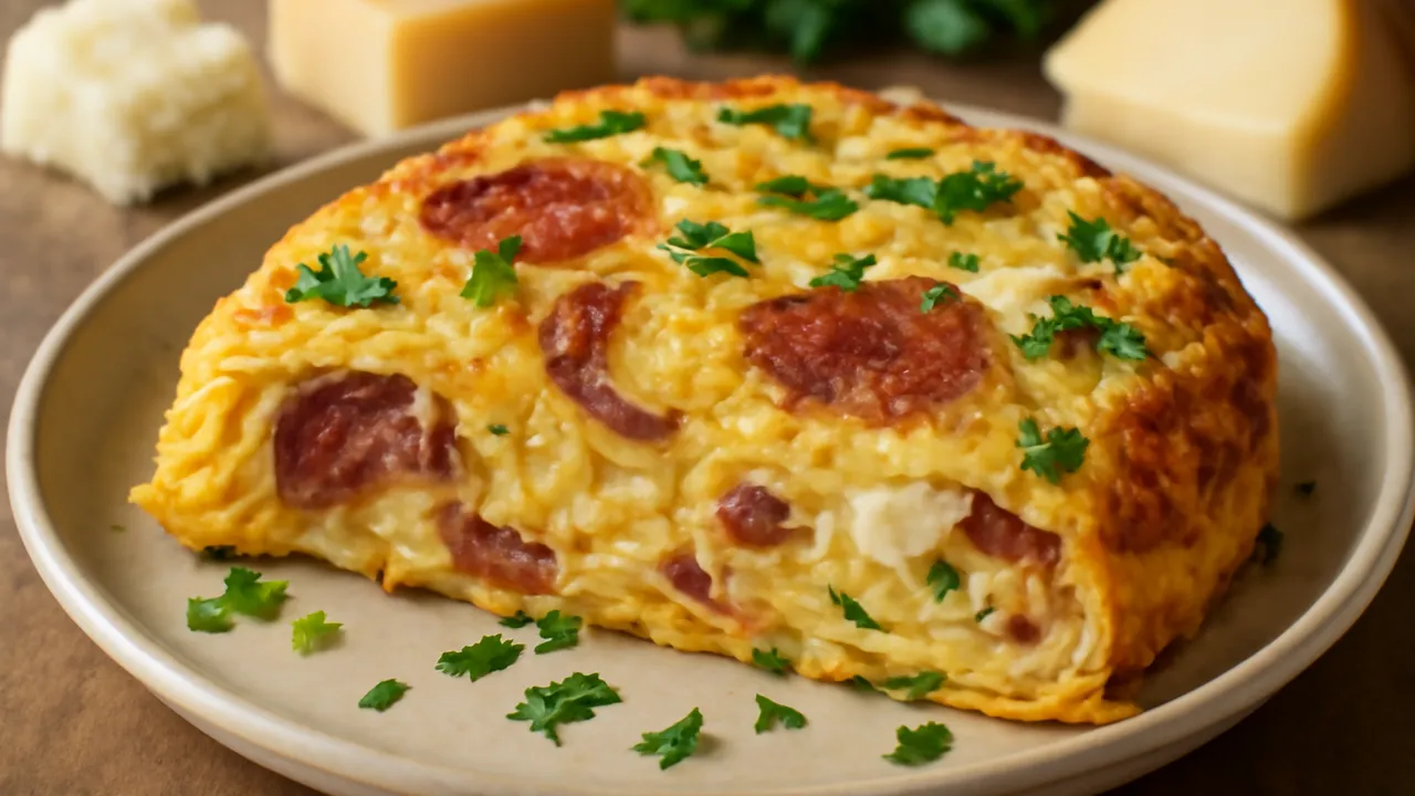 Frittata di Spaghetti