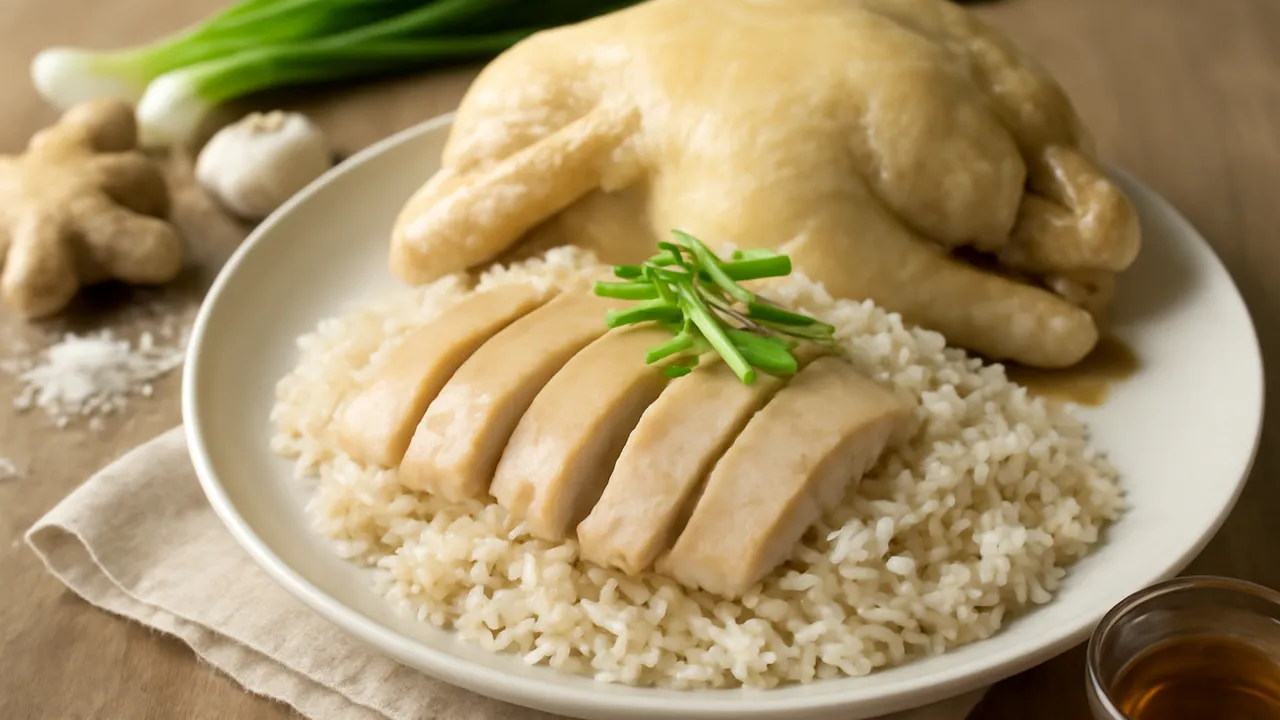 Hainanese Chicken Rice