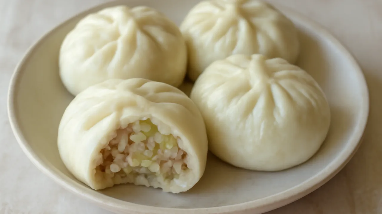 Pork and Napa Cabbage Baozi