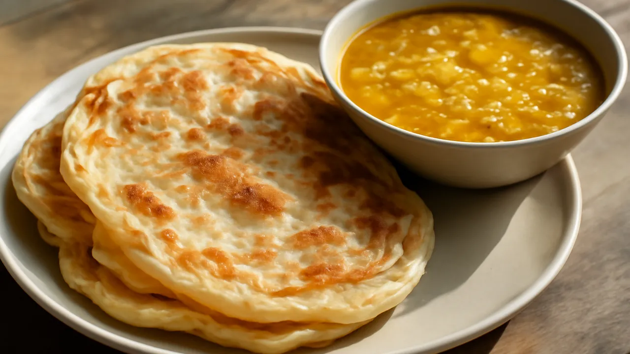 Roti Canai with Dhal