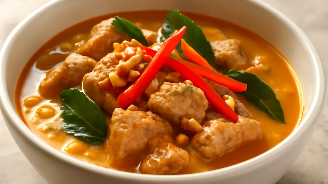 Panang Curry with Pork