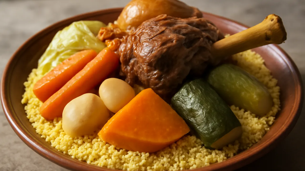 Couscous with Seven Vegetables