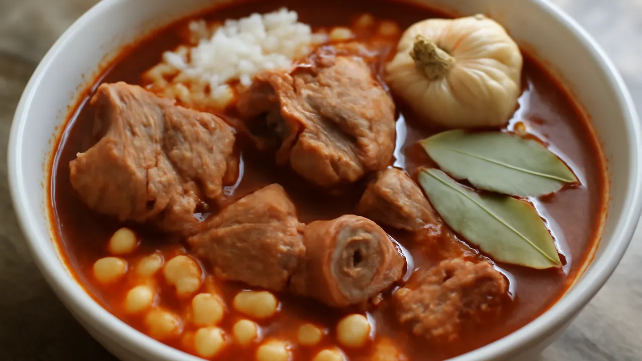 Pozole Rojo de Puerco