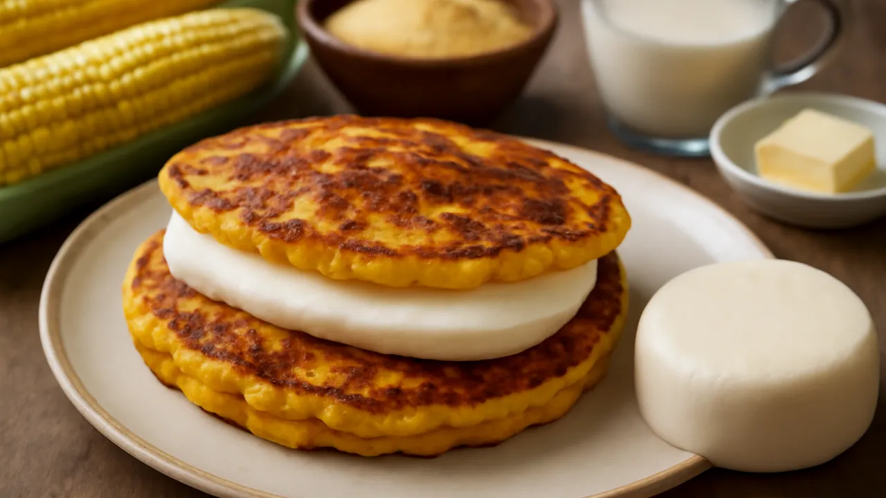 Cachapas con Queso de Mano