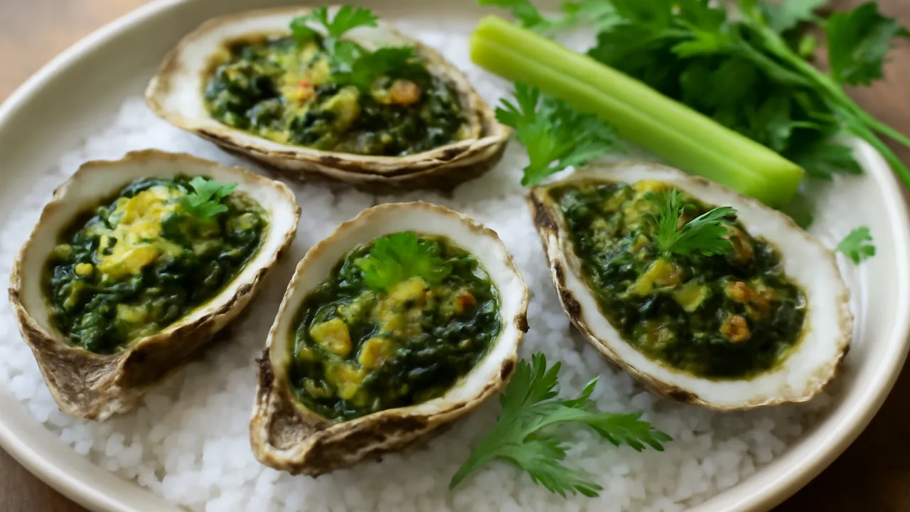Oysters Rockefeller