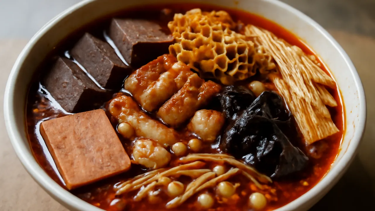 Mao Xue Wang (Chongqing Blood Curd Hot Pot Bowl)