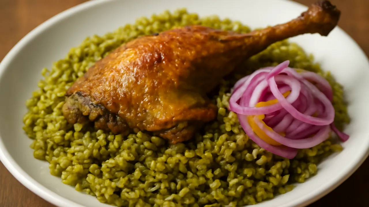Arroz con Pato a la Chiclayana