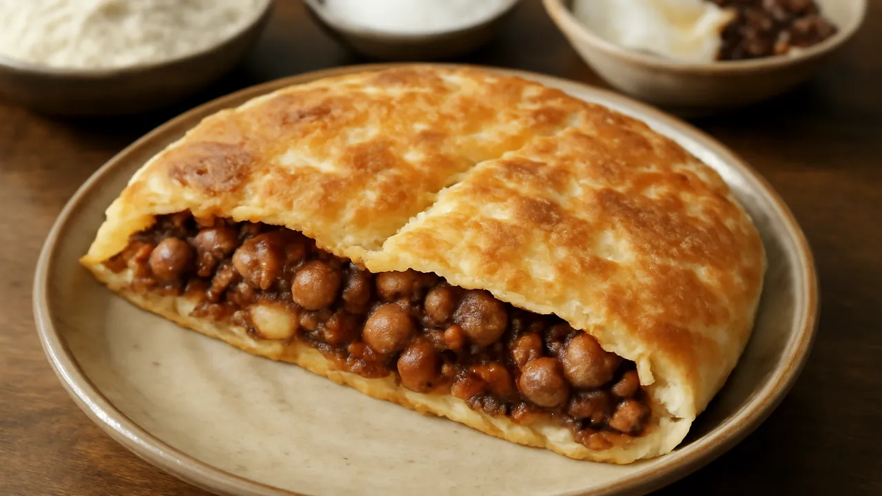 Juntun Guokui (Sichuan Flaky Pork Pastry)