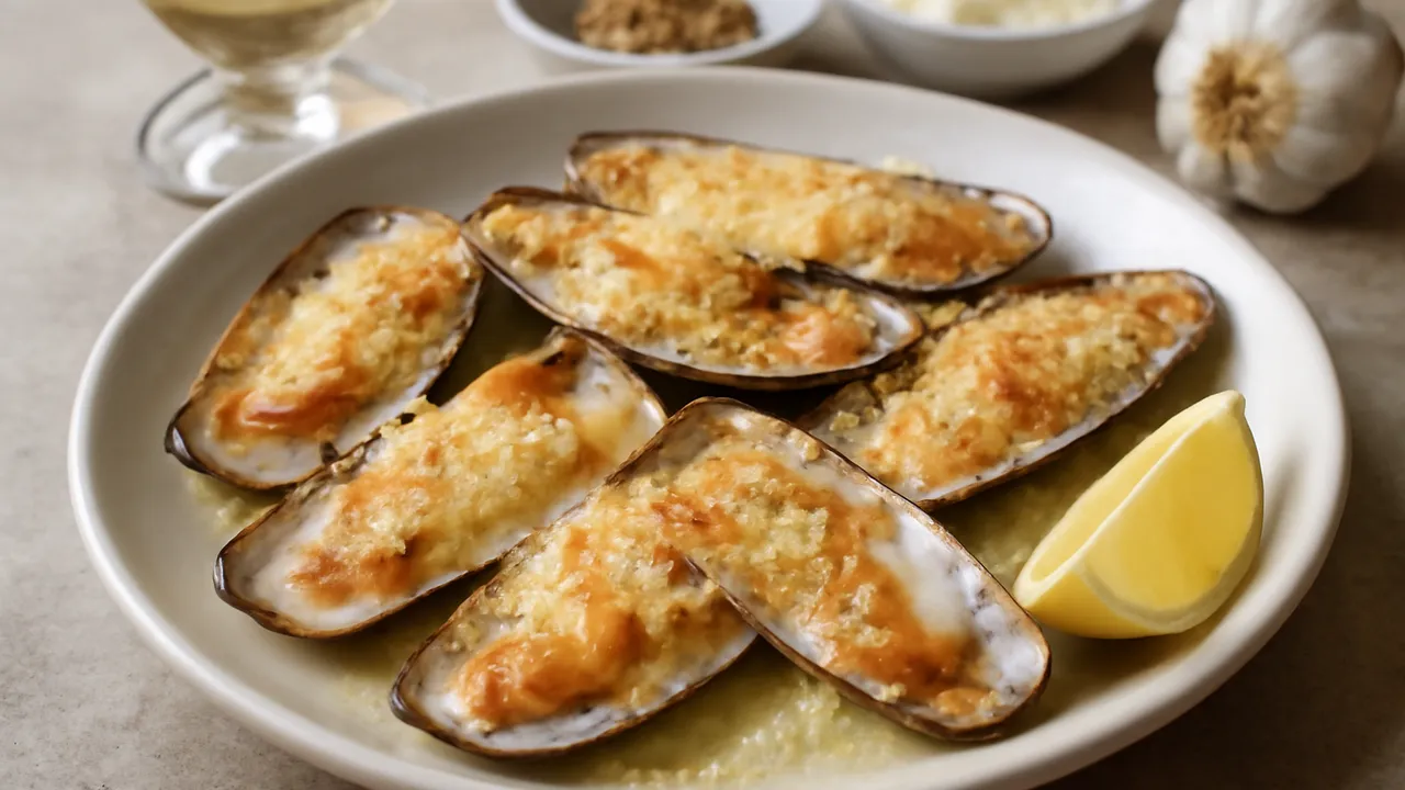 Machas a la Parmesana