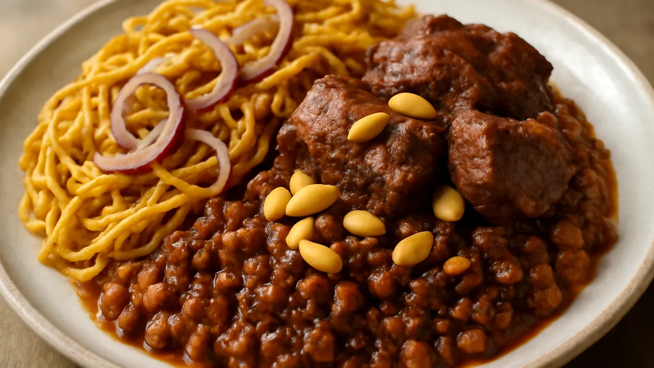 Carapulcra con Sopa Seca