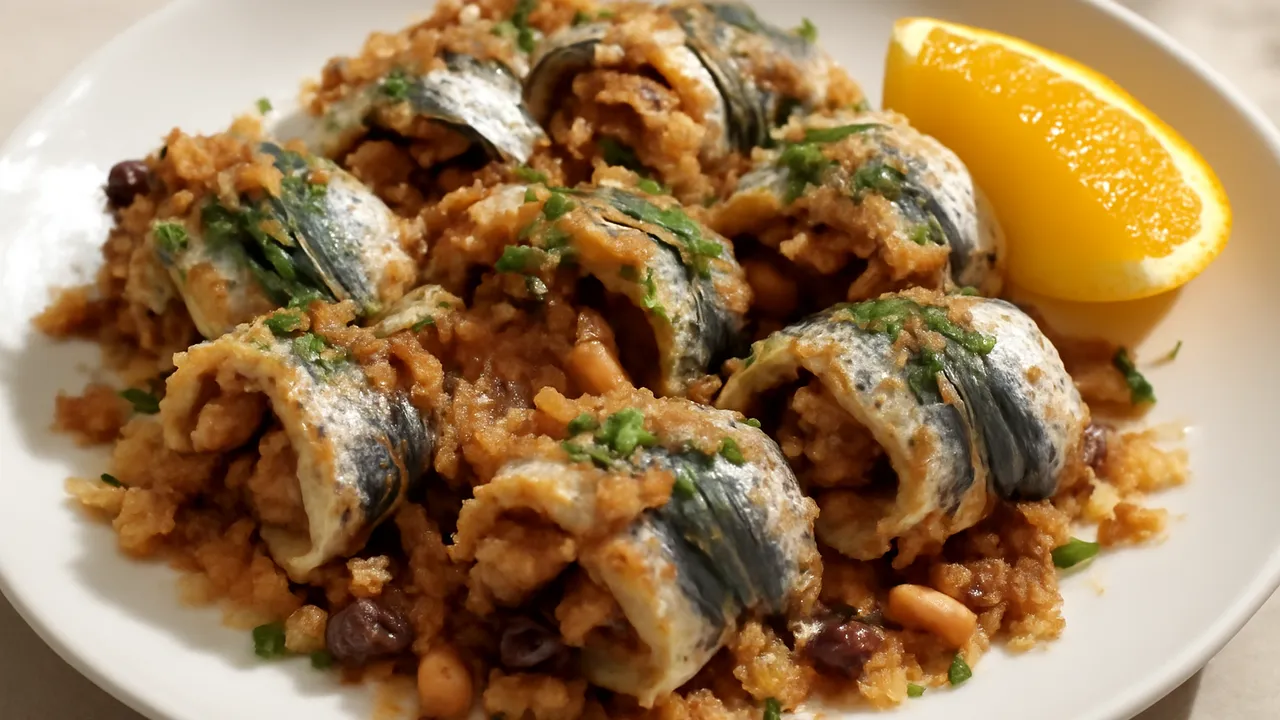 Sarde a Beccafico