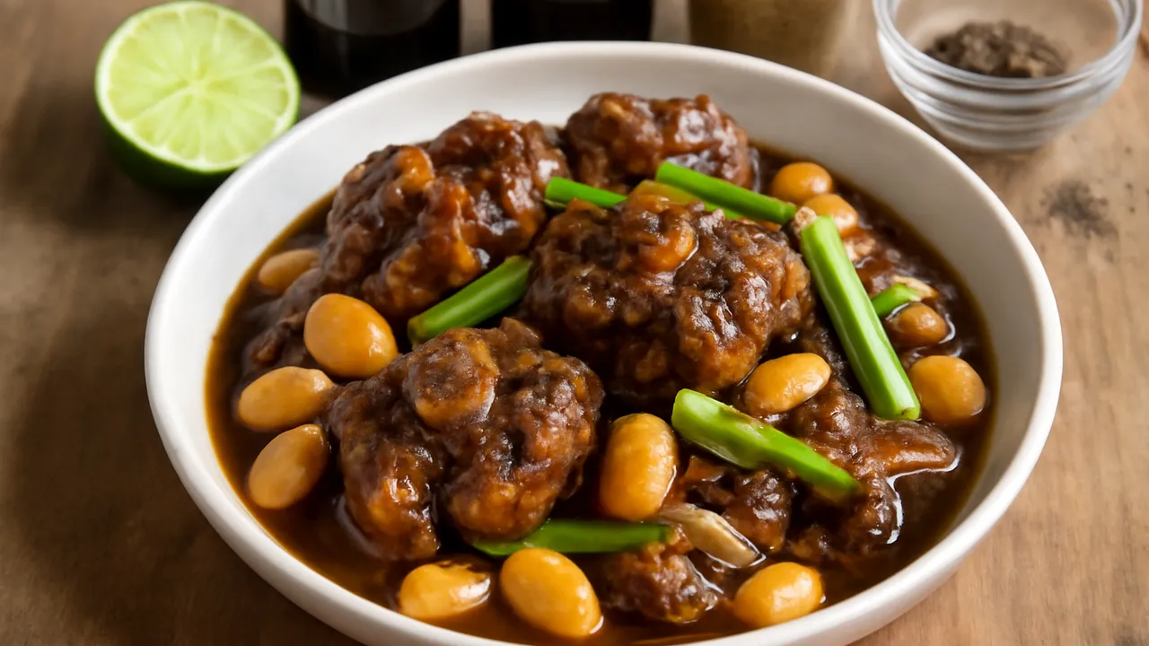 Jamaican Oxtail with Butter Beans