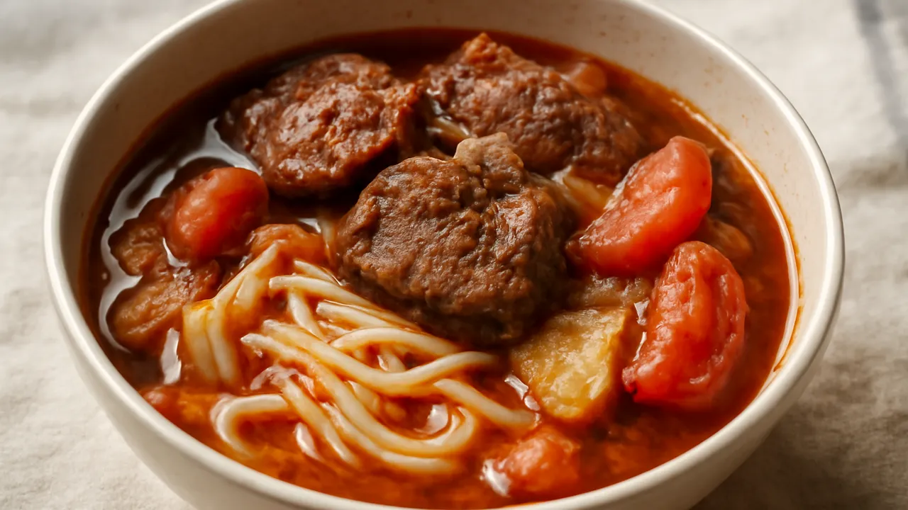 Taiwanese Beef Noodle Soup