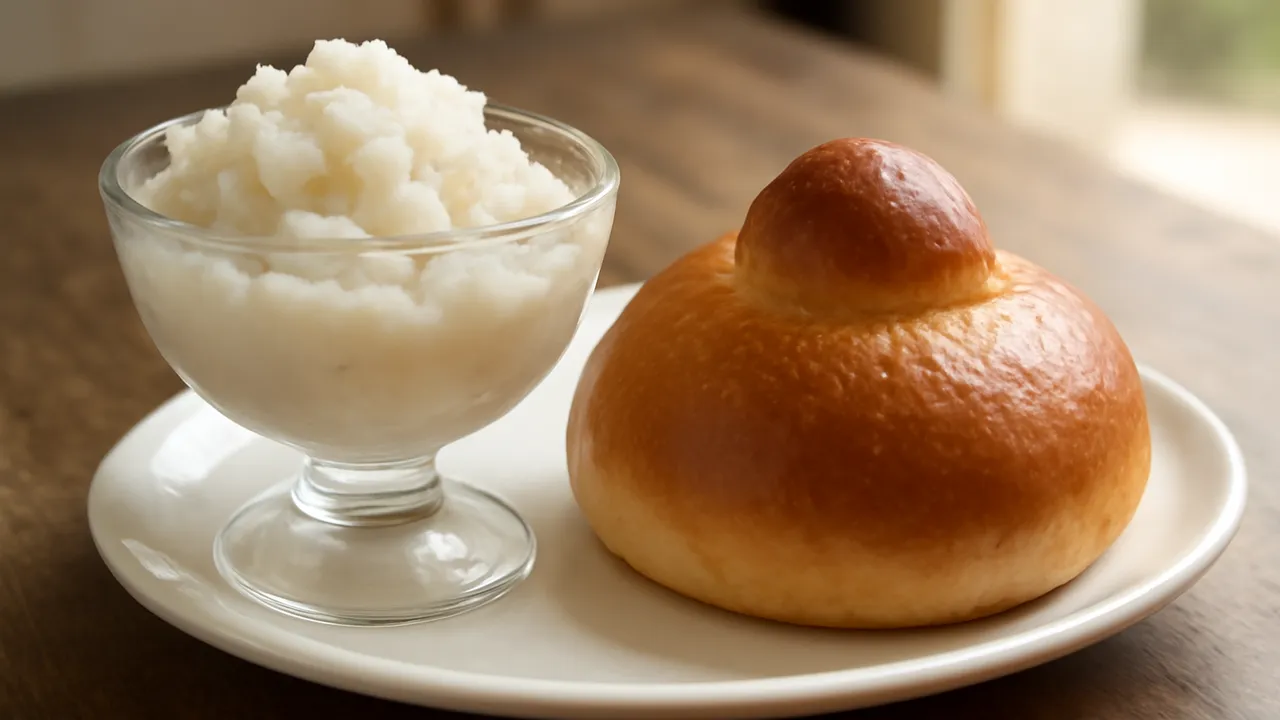 Granita di Mandorla con Brioche col Tuppo