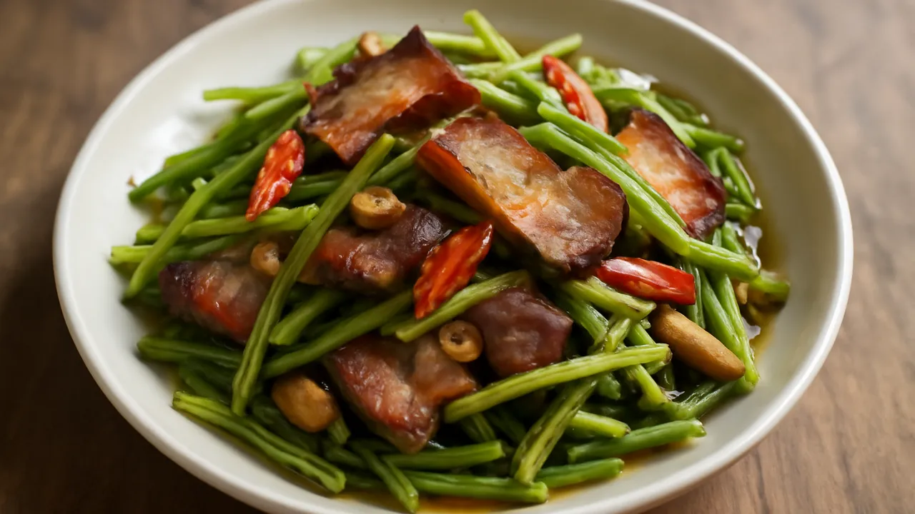 Poyang Lake Artemisia with Cured Pork