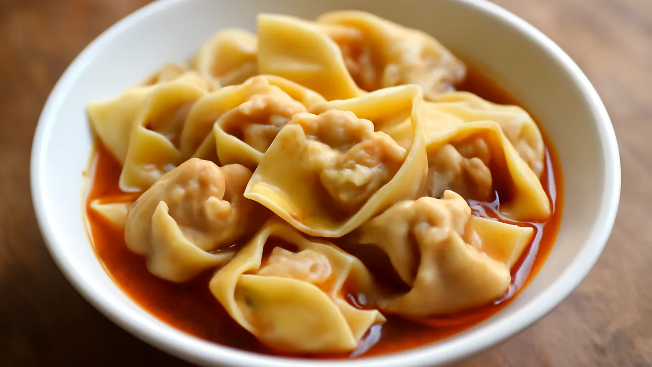 Hong You Chao Shou (Chengdu Red Oil Wontons)