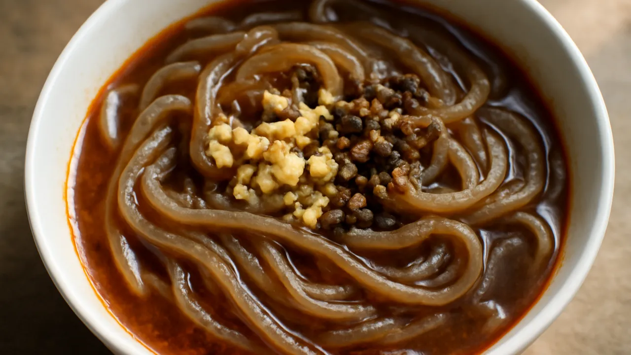 Chongqing Suan La Fen (Hot and Sour Sweet Potato Noodles)