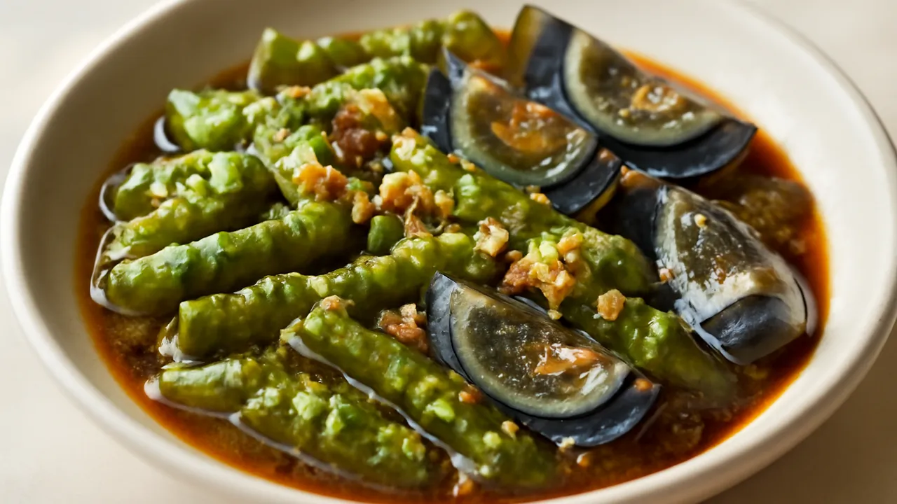 Hunan Pounded Chillies with Century Egg