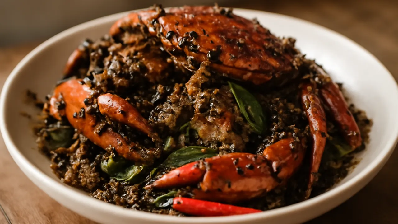 Singapore Black Pepper Crab