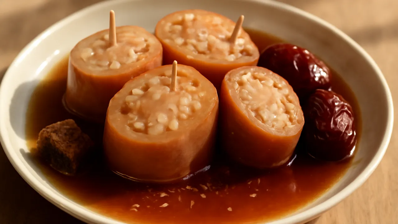 Osmanthus Lotus Root with Glutinous Rice