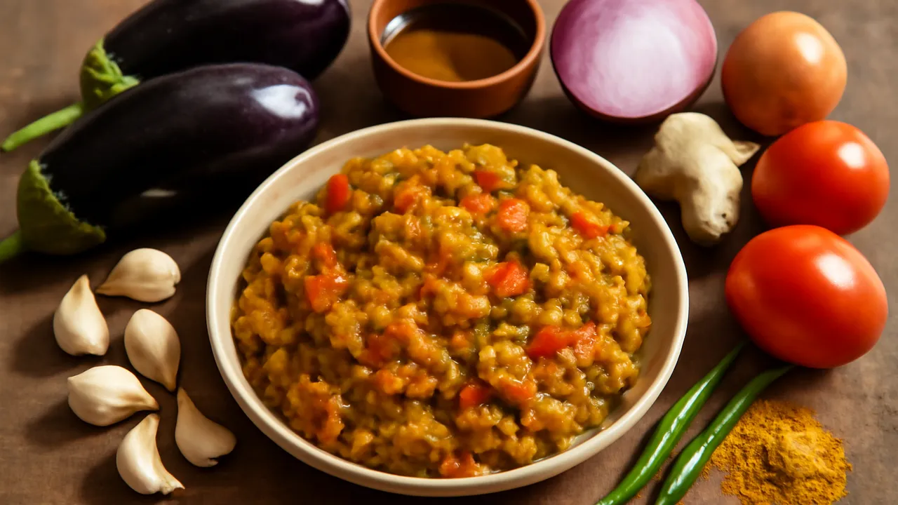 Punjabi Baingan Bharta