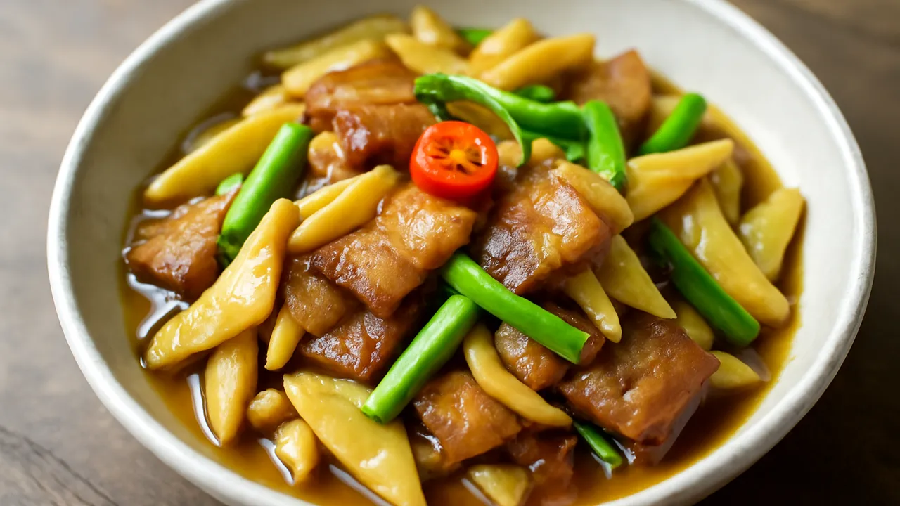 Daobanxiang Cured Pork with Spring Bamboo