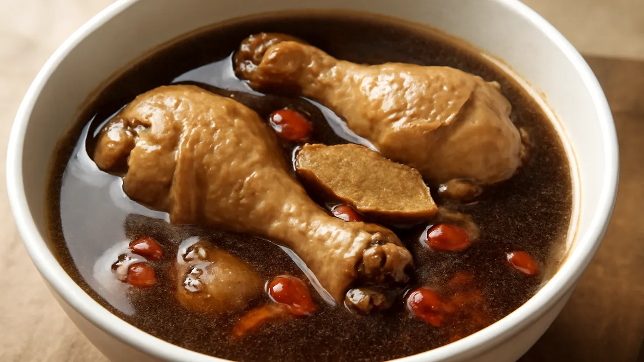 Sesame Oil Chicken Soup