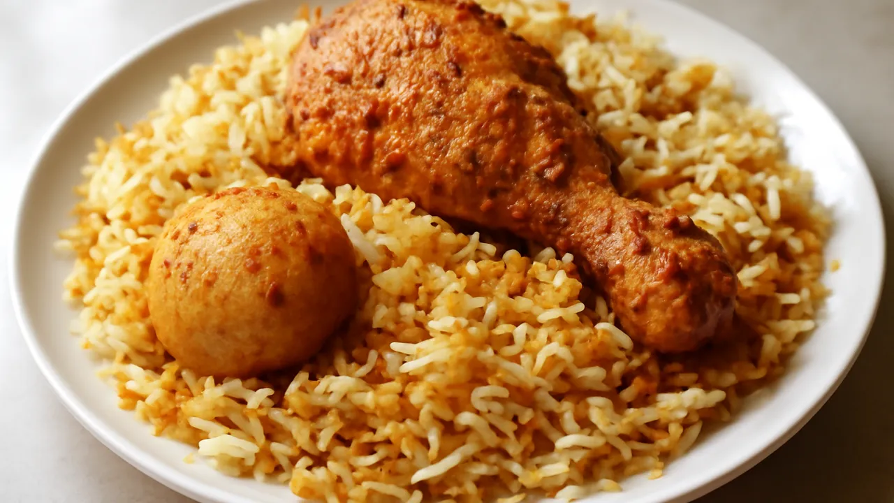 Kolkata Chicken Biryani