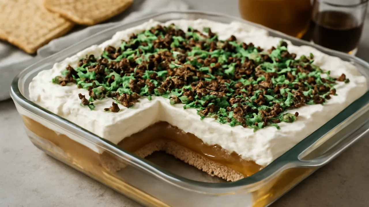 Peppermint Crisp Tart