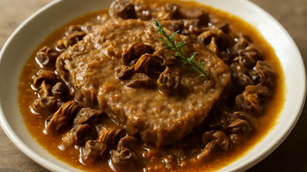 Fricandó de Ternera con Moixernons