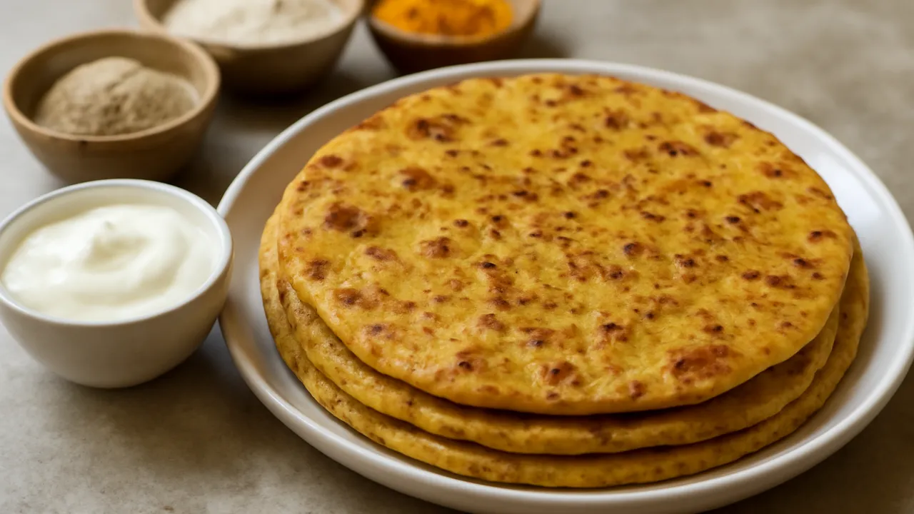 Haryanvi Besan Masala Roti