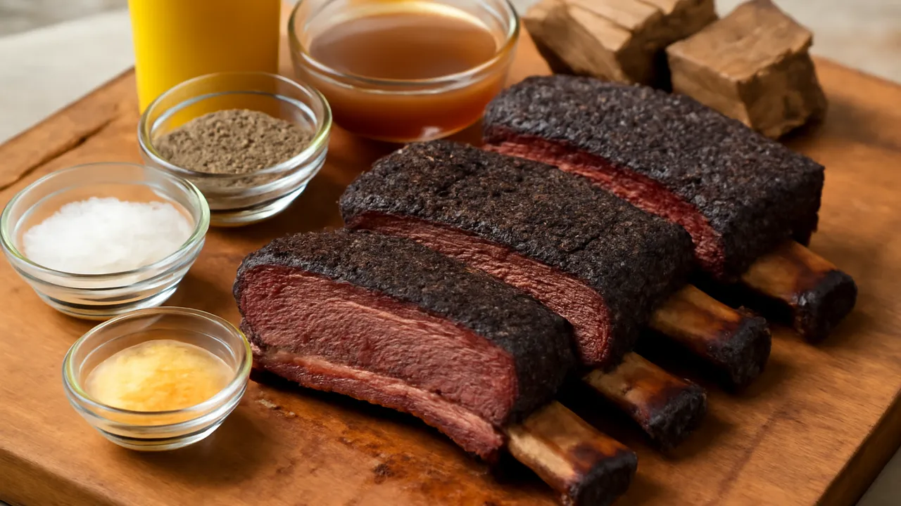 Texas Smoked Beef Short Ribs