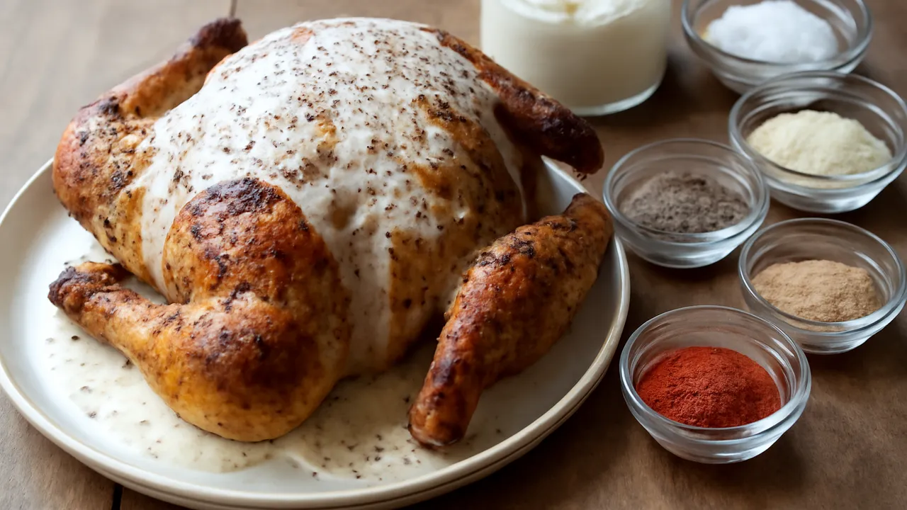 Alabama White Sauce Smoked Chicken