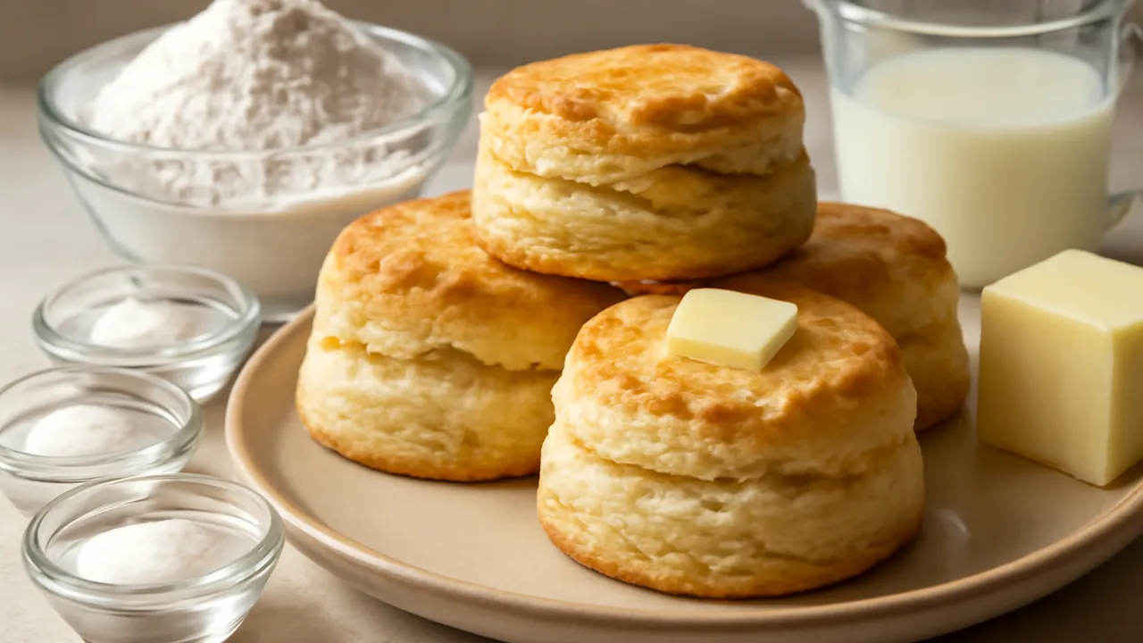 Flaky Layered Buttermilk Biscuits