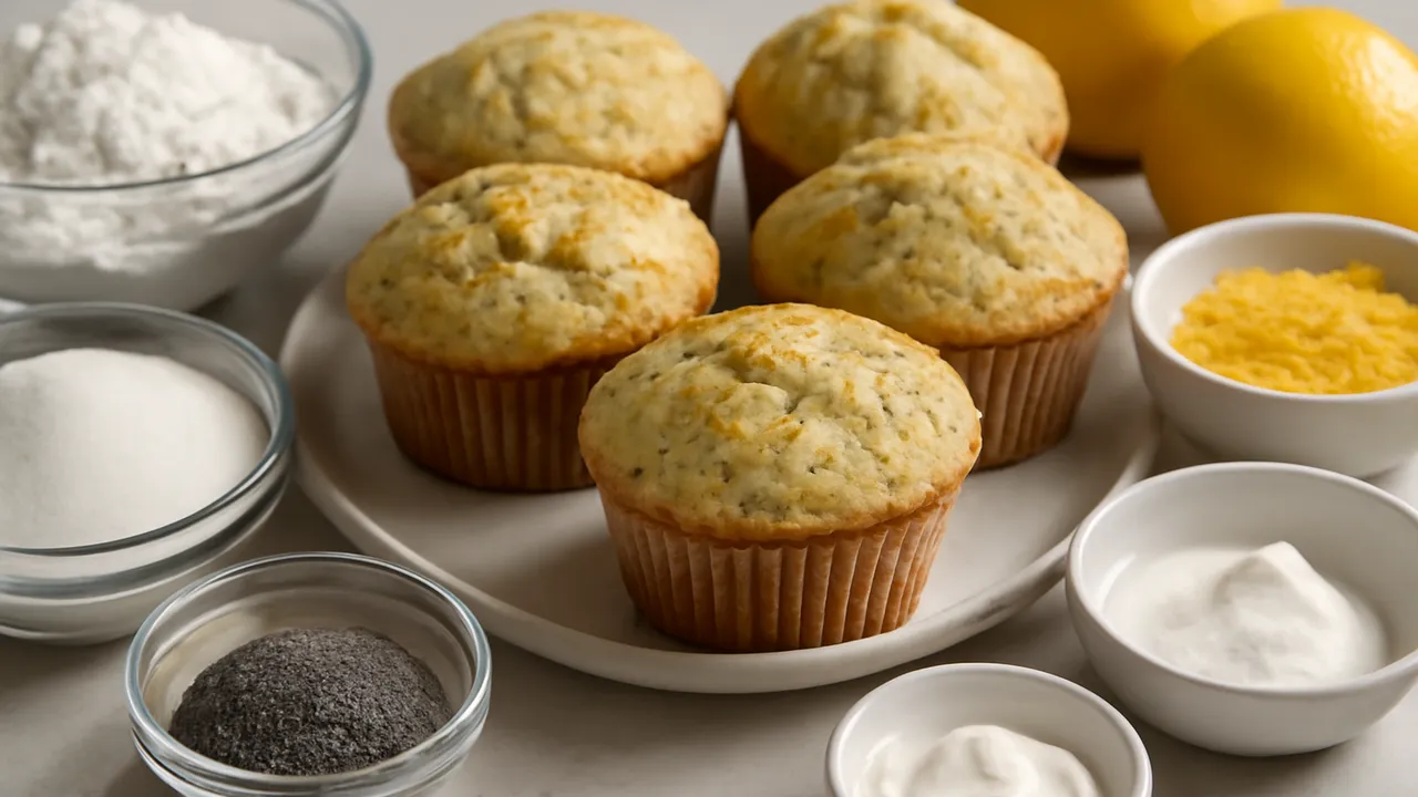 Lemon Poppy Seed Muffins