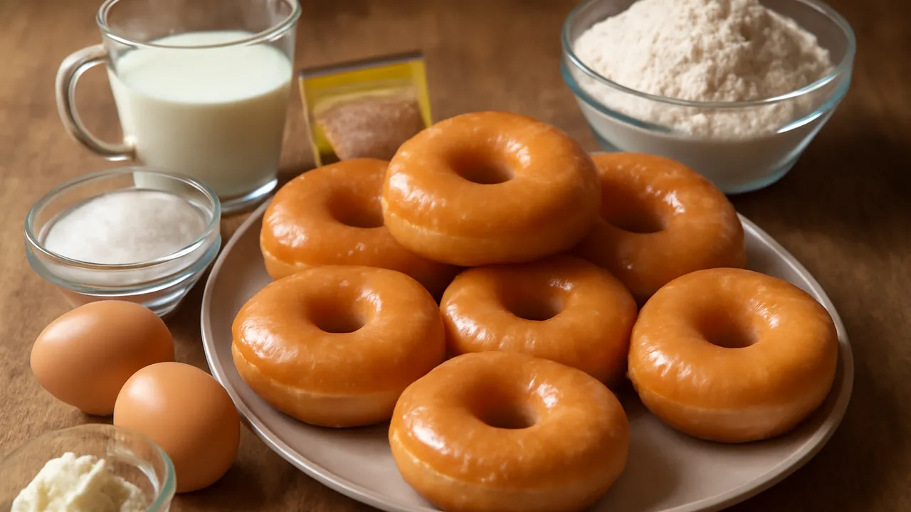 Yeast-Raised Glazed Doughnuts
