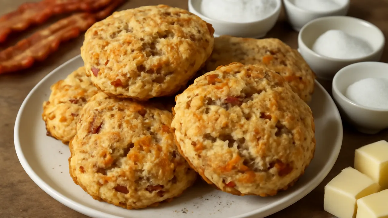 Bacon Cheddar Scones