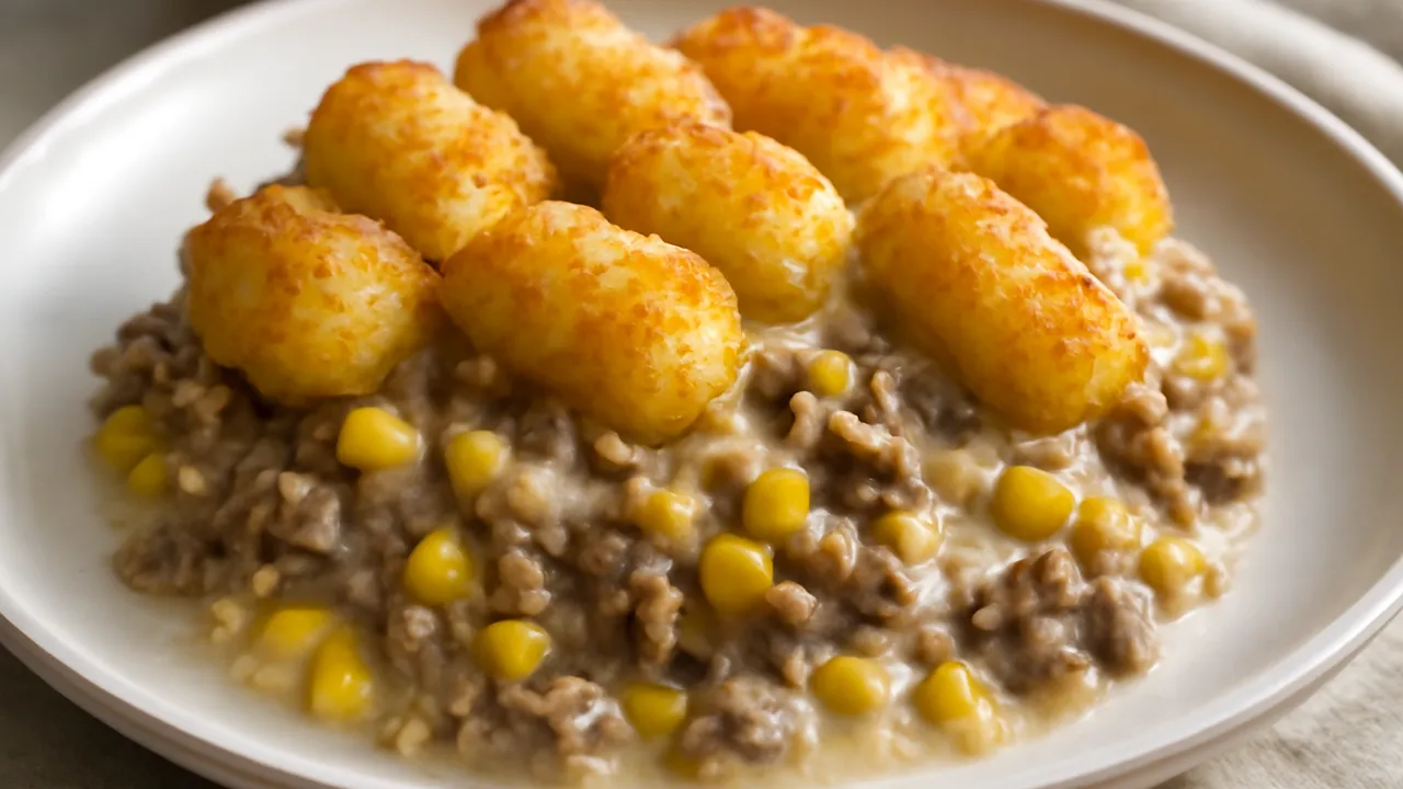 Cowboy Casserole with Tater Tot Crust