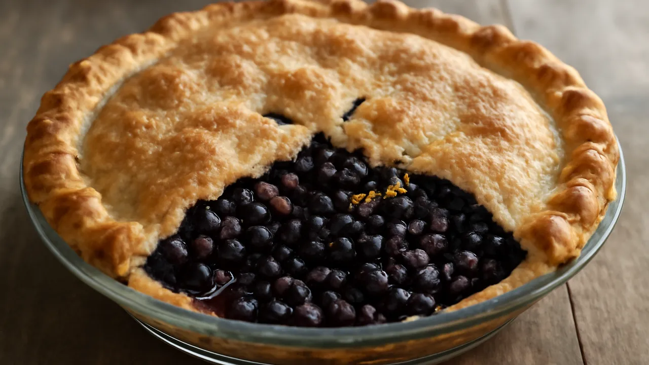 Maine Wild Blueberry Pie