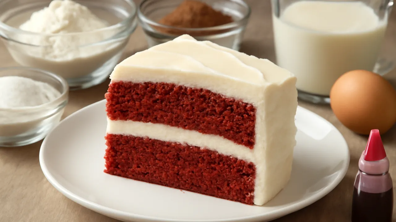 Red Velvet Layer Cake with Cream Cheese Frosting