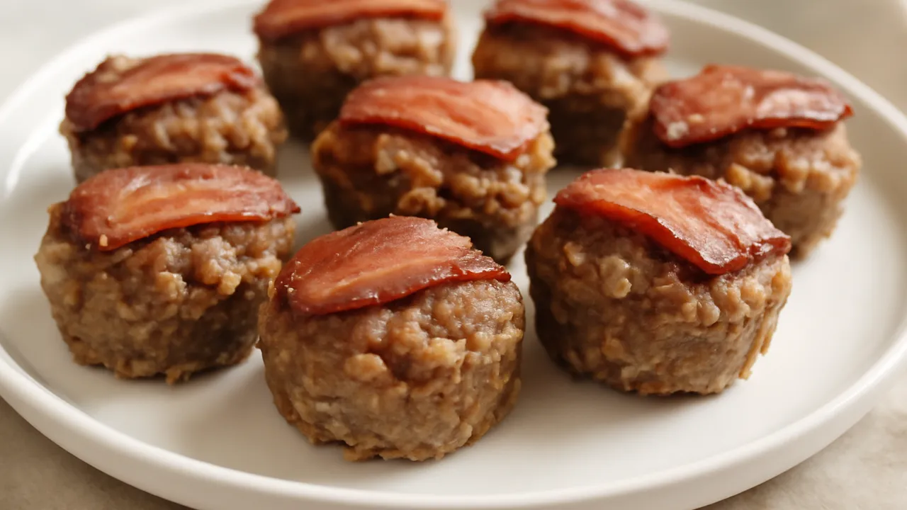 Bacon-Topped Meatloaf Muffins