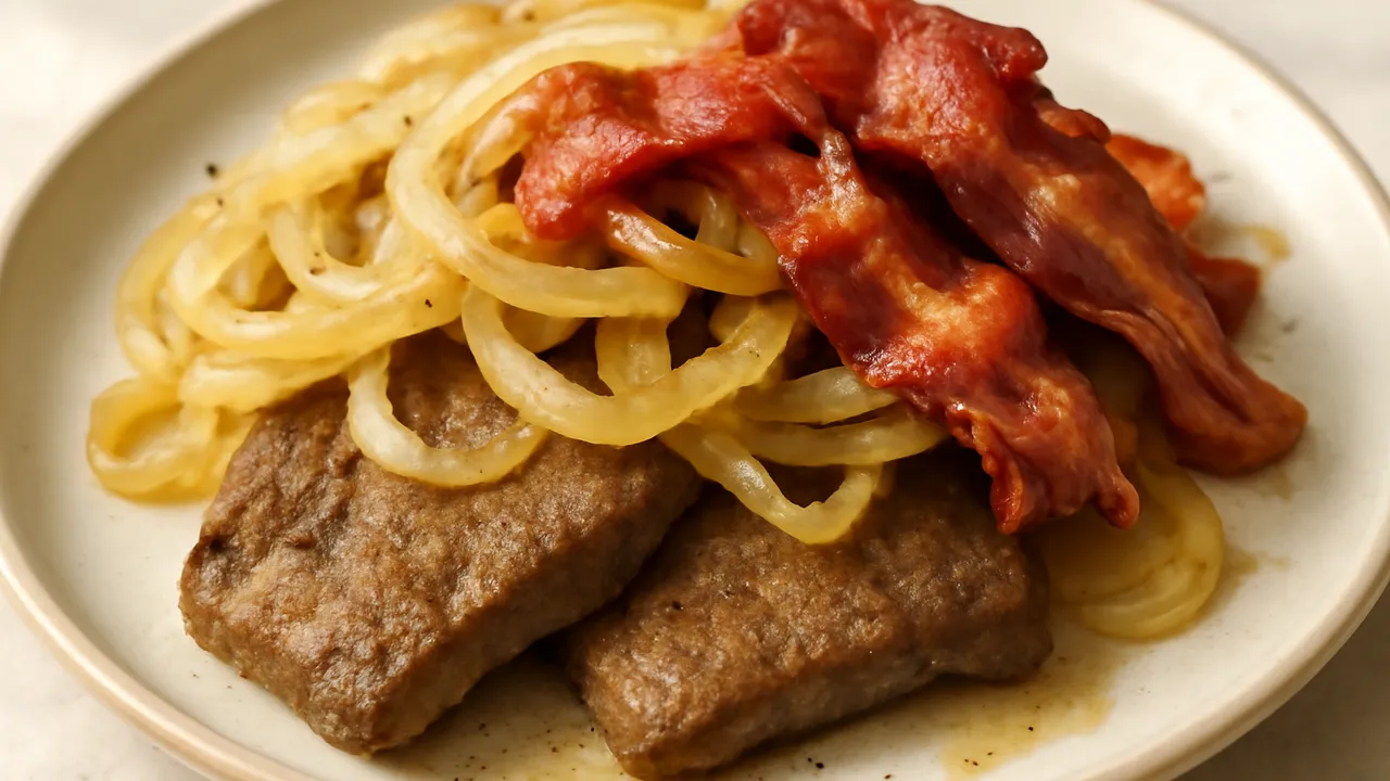 Liver and Onions with Bacon