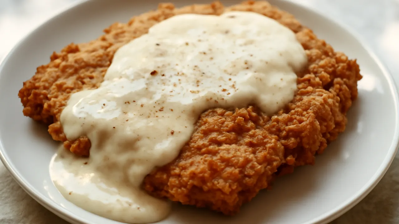 Chicken Fried Chicken with Cream Gravy