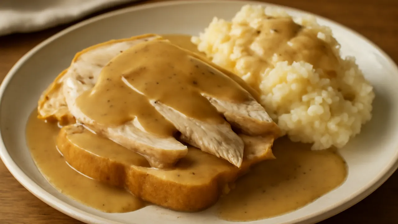 Open-Faced Hot Turkey Plate