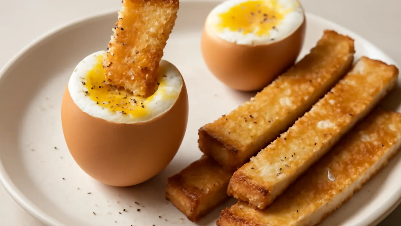 Soft-Boiled Eggs with Toast Soldiers